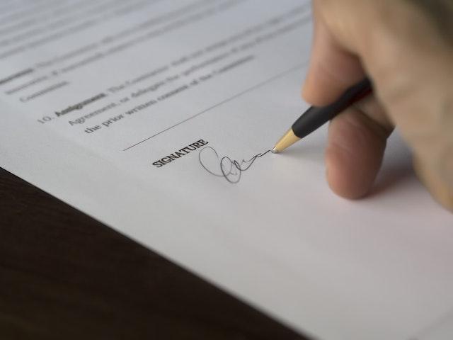 docs with signature
